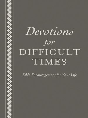 cover image of Devotions for Difficult Times